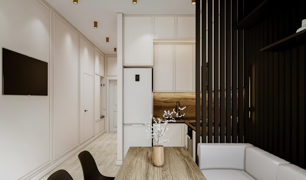 Стильный Дизайн Однокомнатной Квартиры в жк Западный порт в Москве