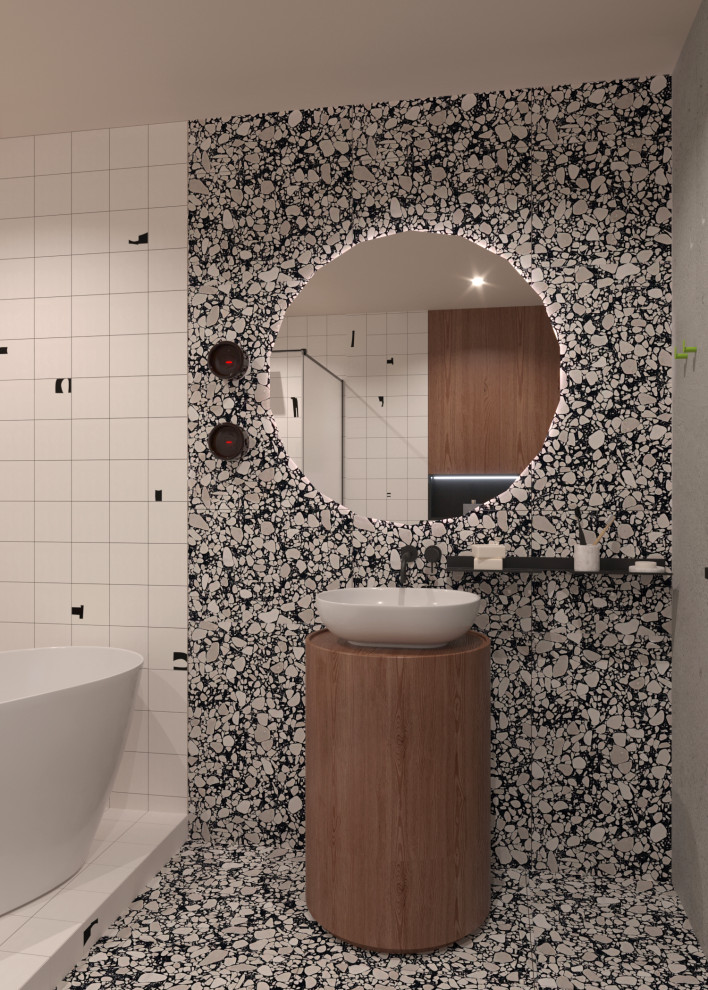 Дизайн-проект двухкомнатной квартиры с яркими акцентами