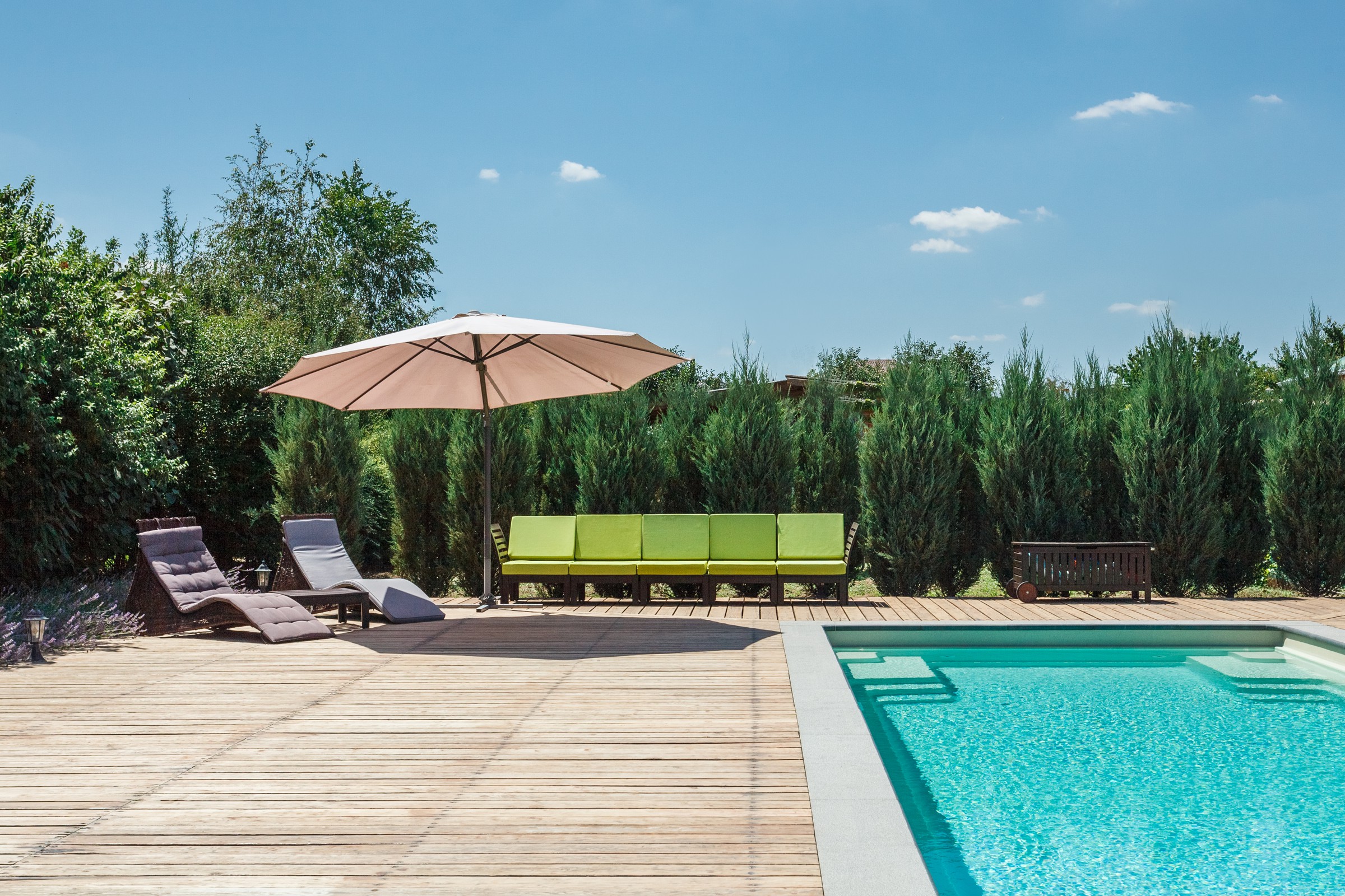 Бассейн.Территория.Частный дом.