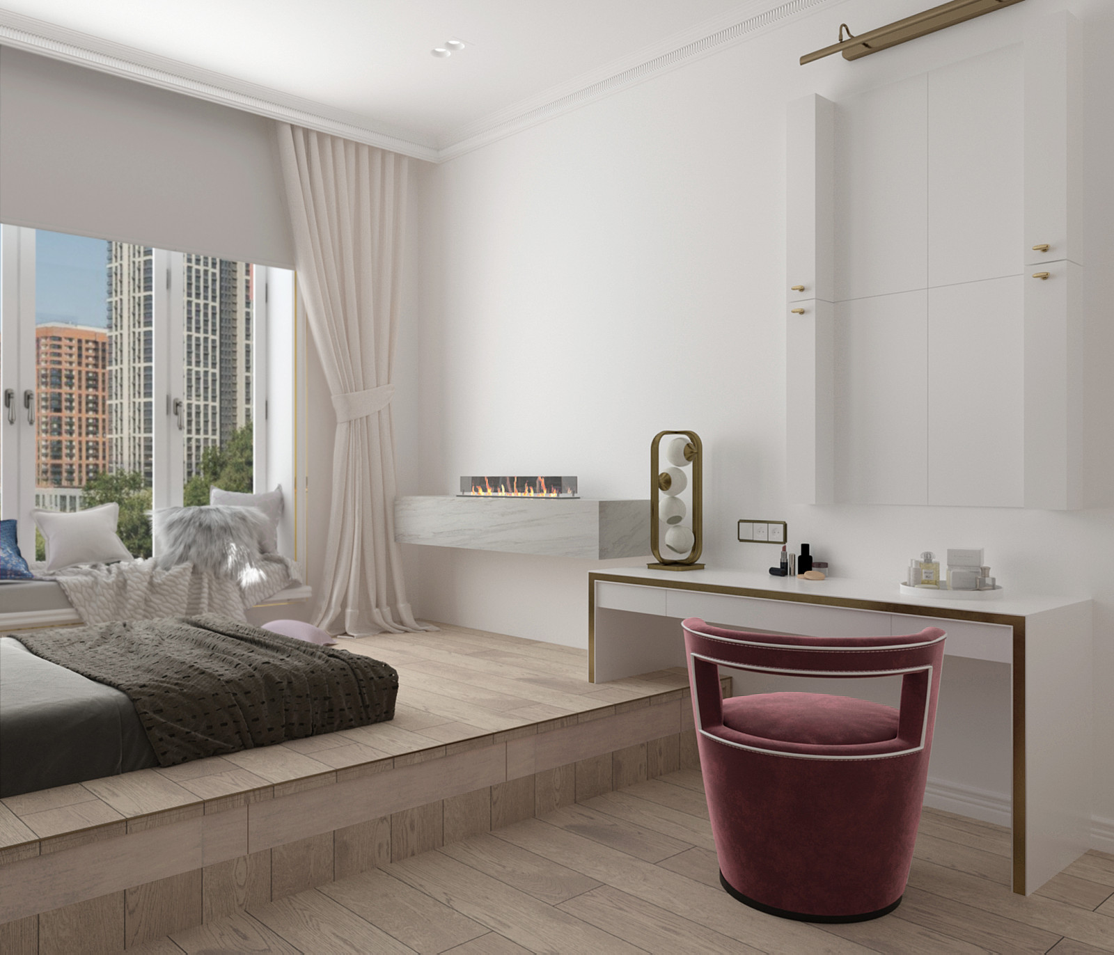 Квартира, 46 кв., ЖК "Сердце Столицы", для мамы и дочки, 2020 г.