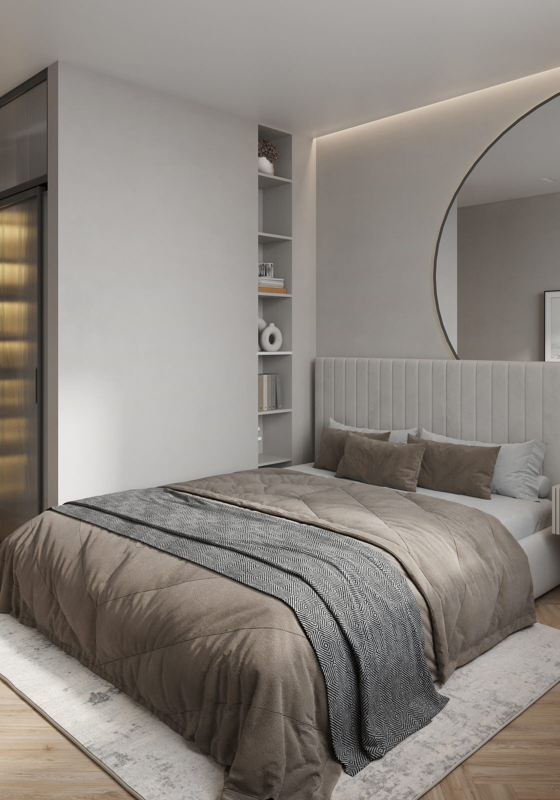 Мягкий минимализм в ЖК Сколково