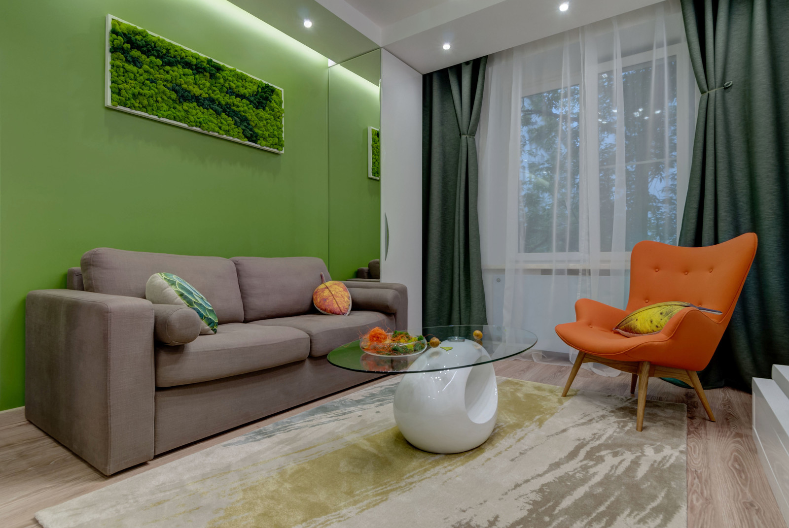 "Акварельная драма" - квартира с яркой индивидуальностью