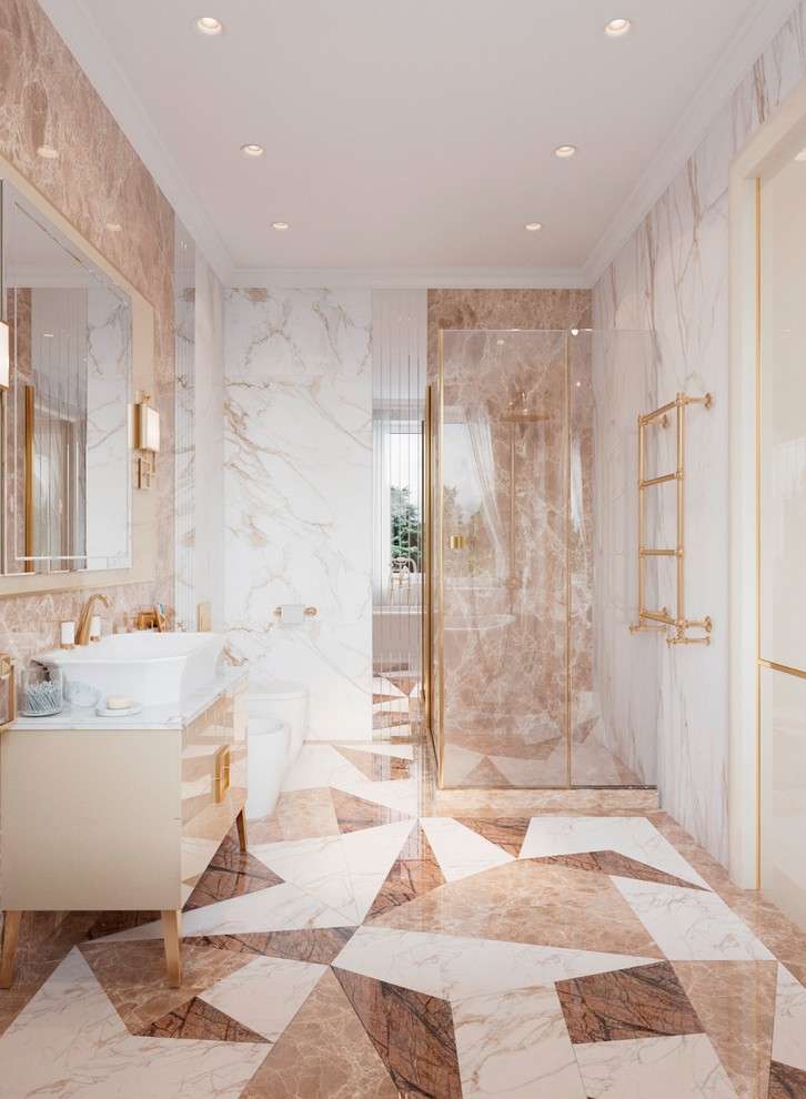 Роскошь в стилистическом разнообразии - ванная