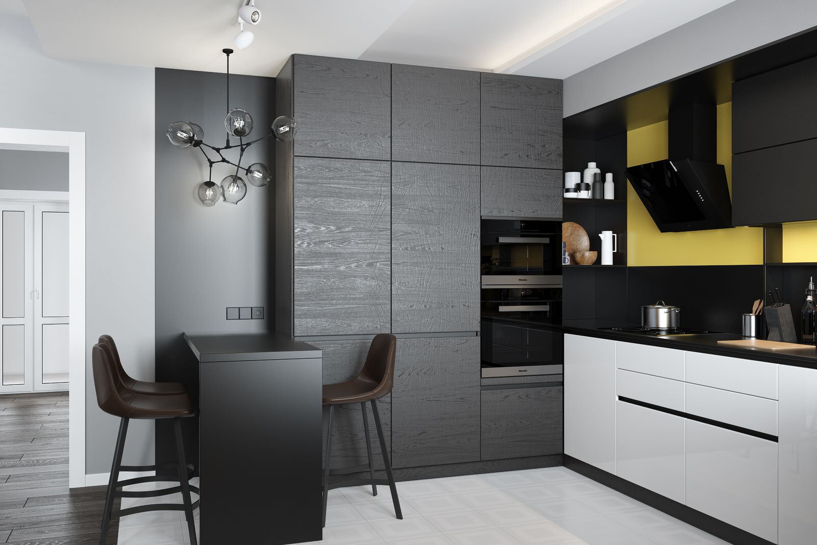 кухня в загородном доме