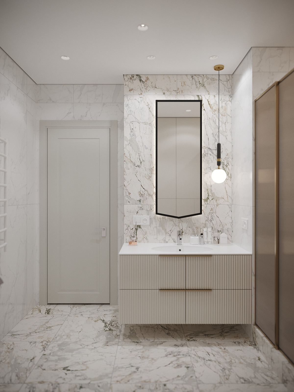 Светлая квартира в ЖК Галактика