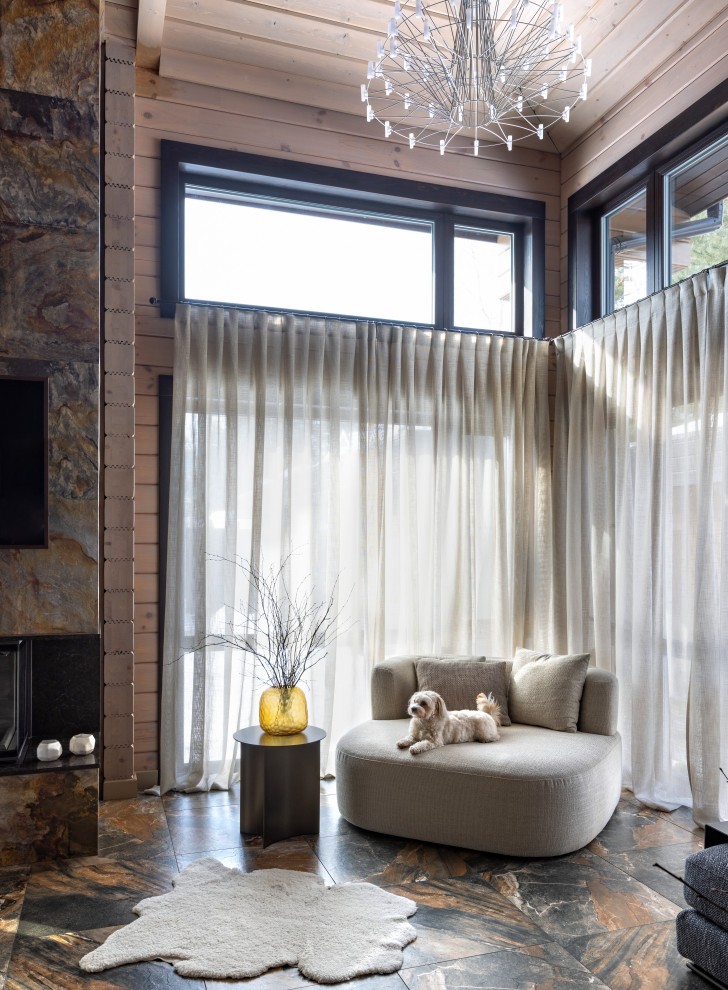 Загородный дом в стиле шале.