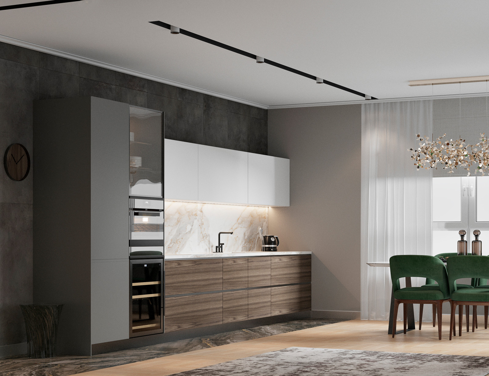 Дизайн проект квартиры ЖК Четыре Солнца