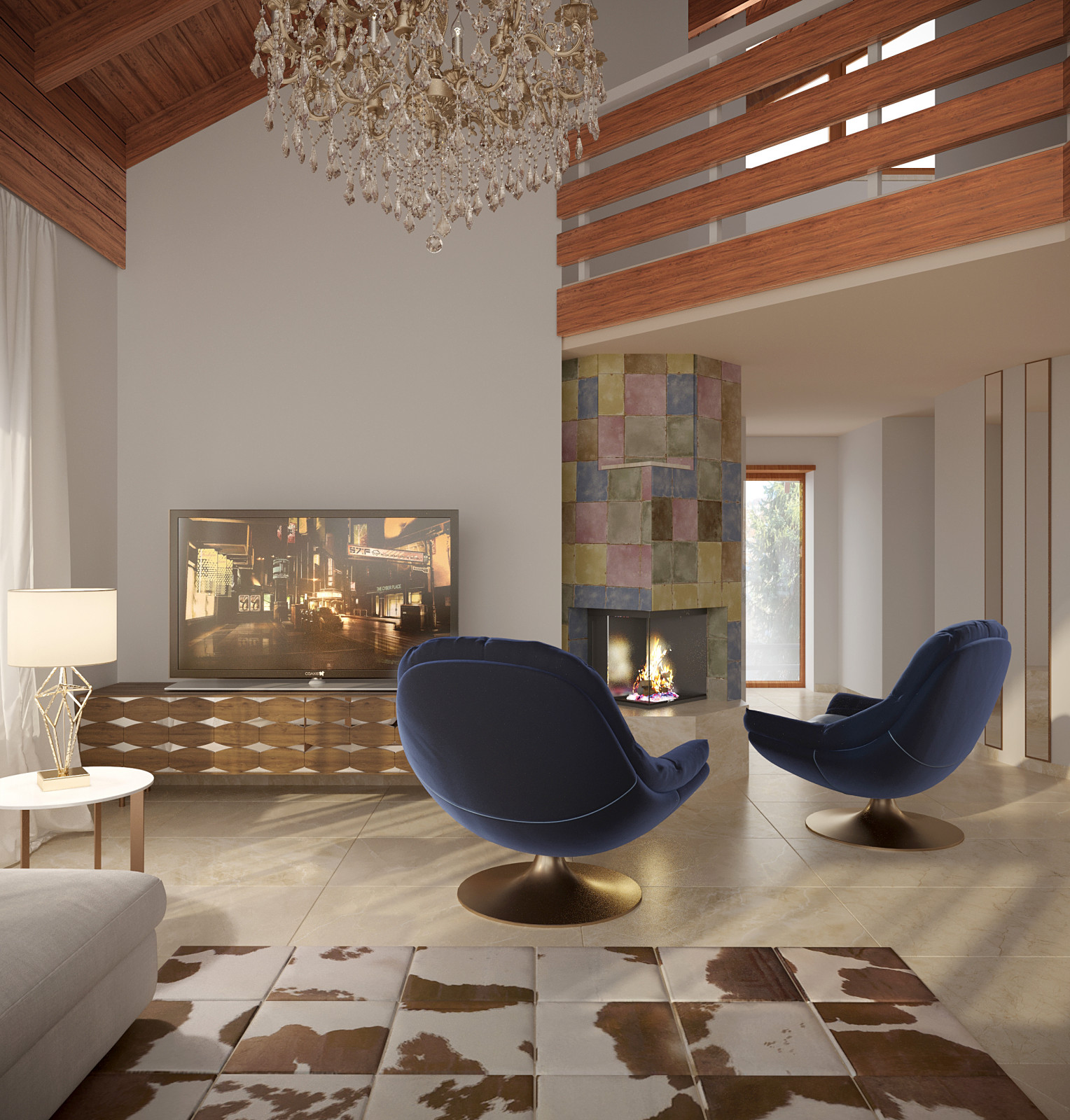 Интерьер жилого дома, Швейцария, г. Дорнах