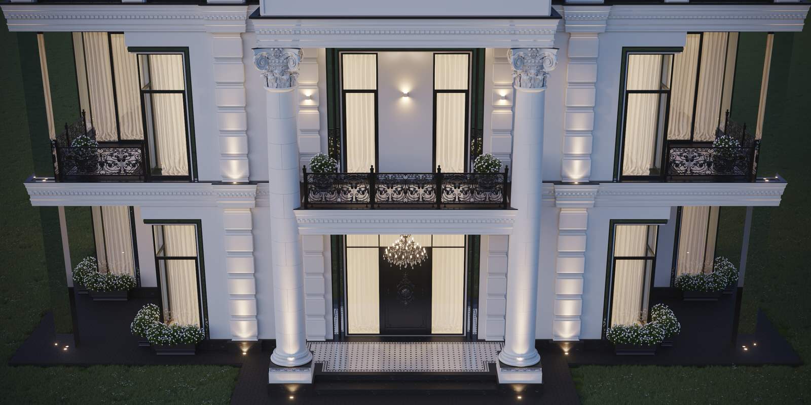 Разработка и оформление проекта загородной резиденции в классическом стиле