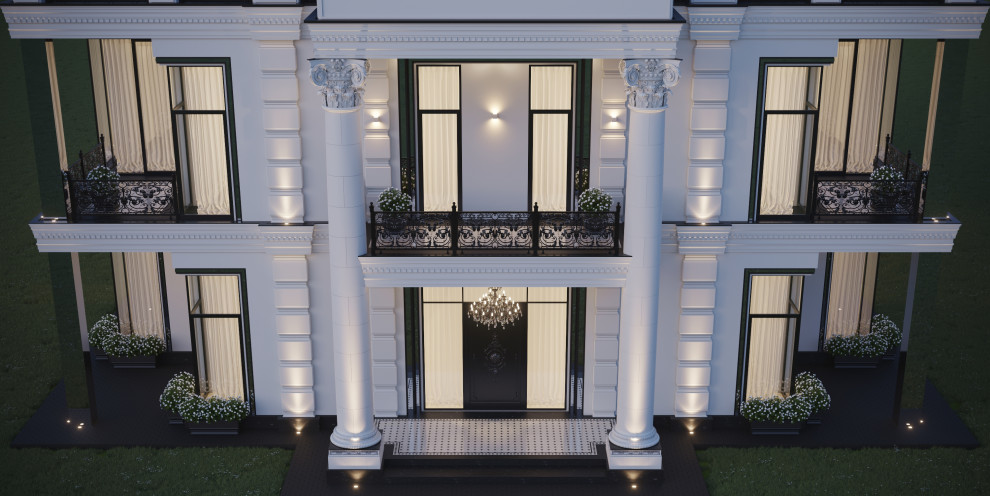 Разработка и оформление проекта загородной резиденции в классическом стиле