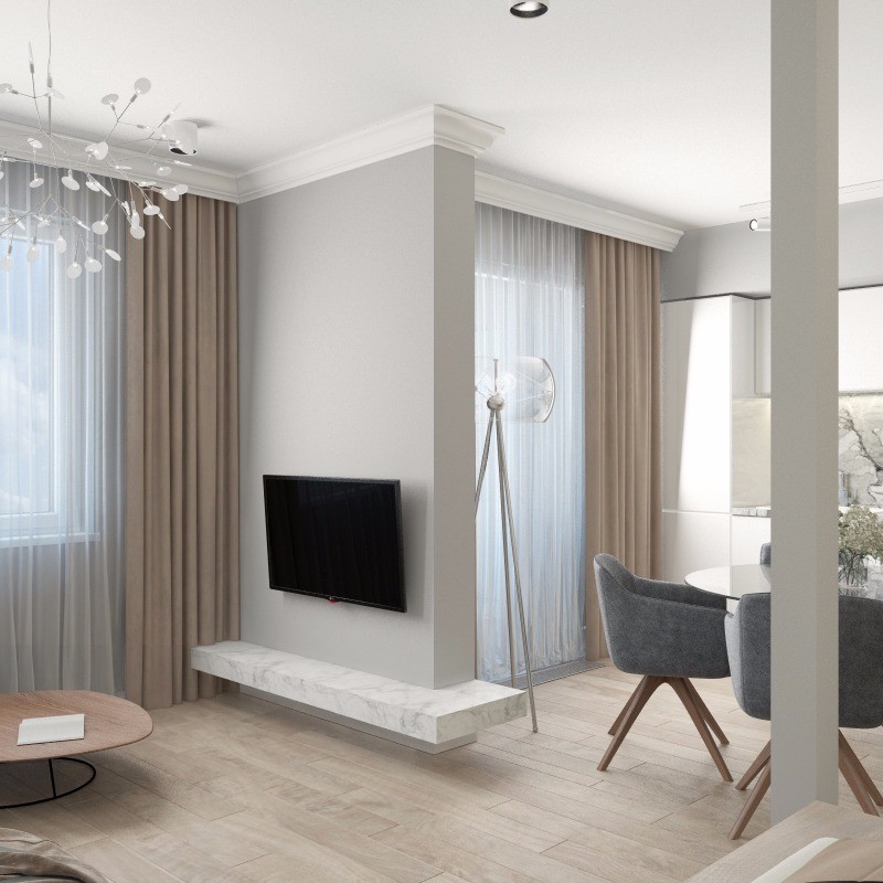 Квартира-Студия 42м