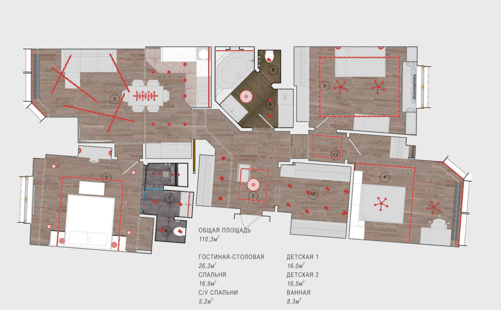 Планировочные решения реализованных проектов