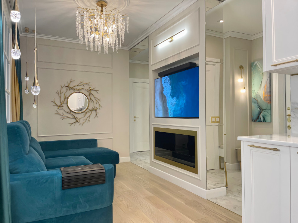 Проект в бирюзовых тонах