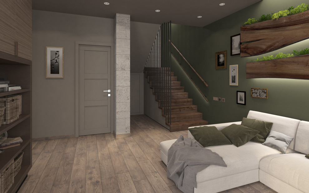 Лестница из гостиной