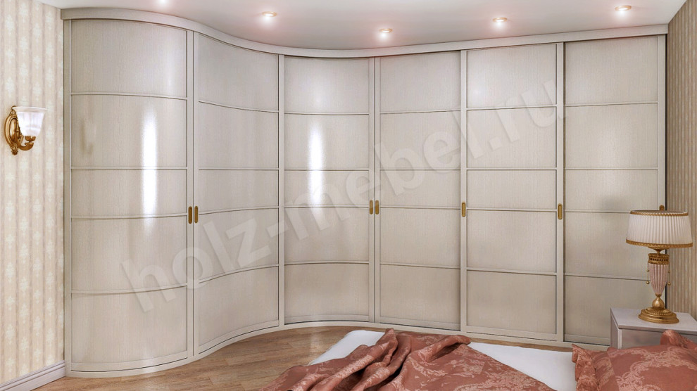 Обложка проекта: радиусные  шкафы и перегородки