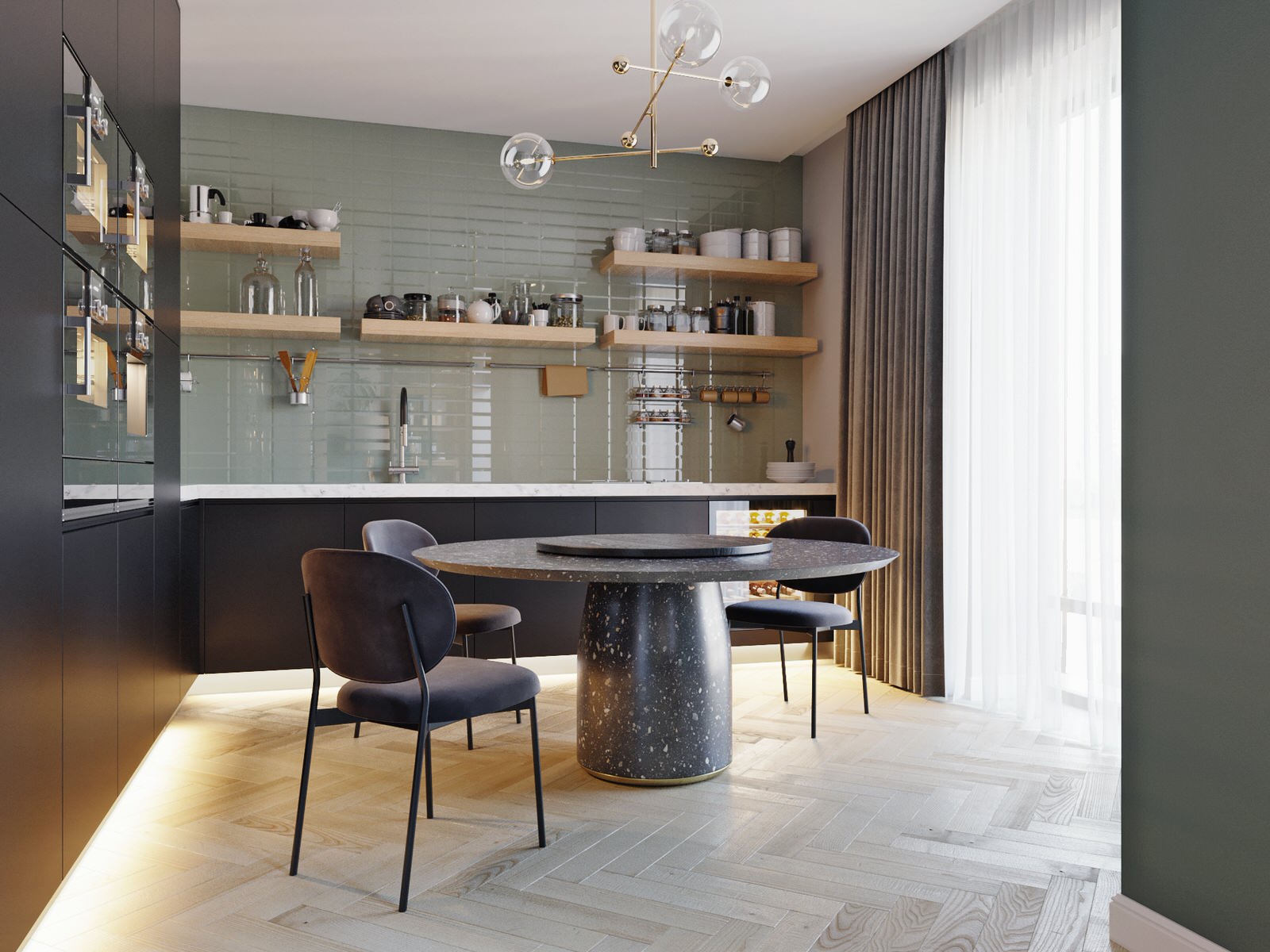 LUSH | интерьер квартиры для молодой семьи