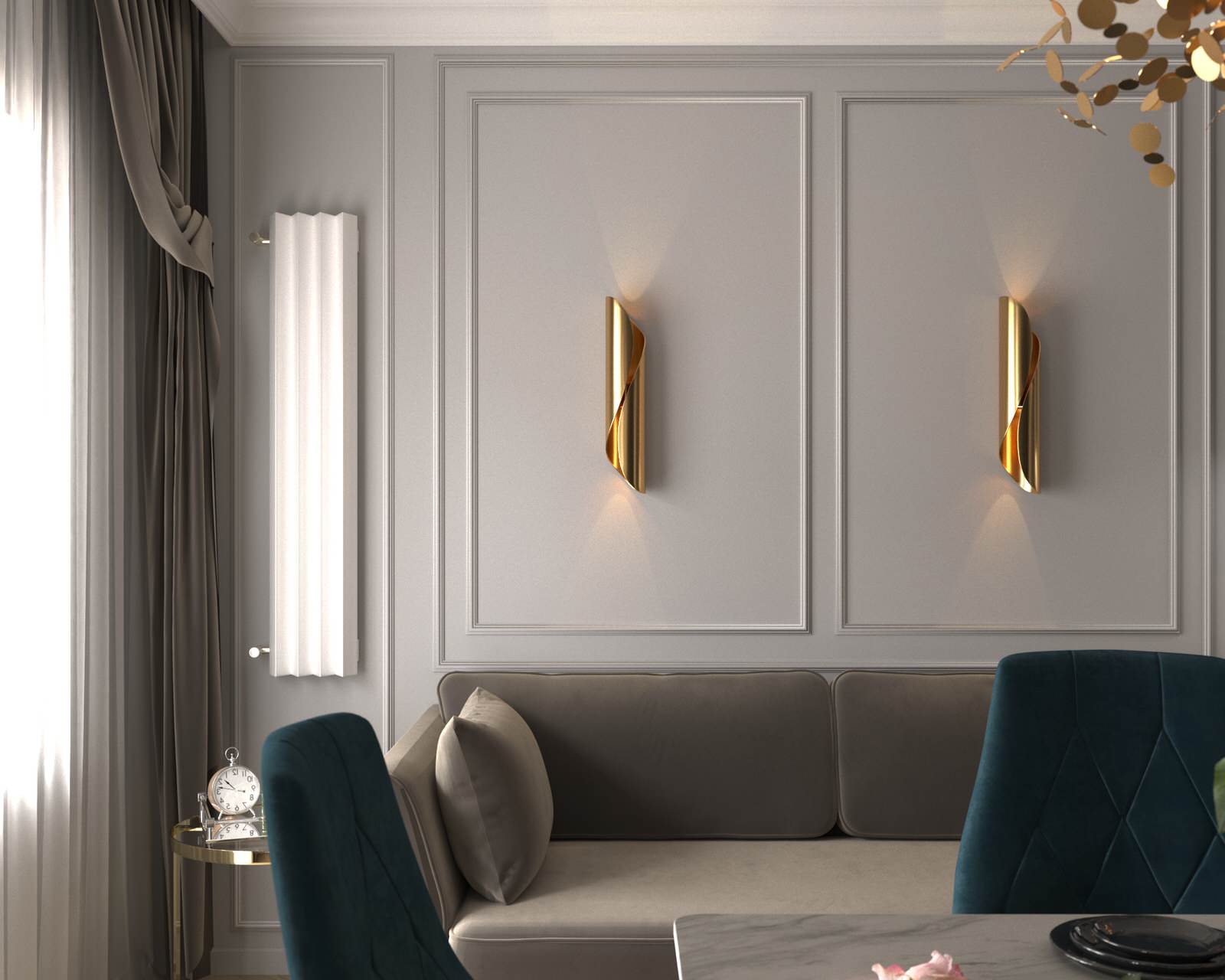 Квартира в неоклассическом стиле для молодой девушки