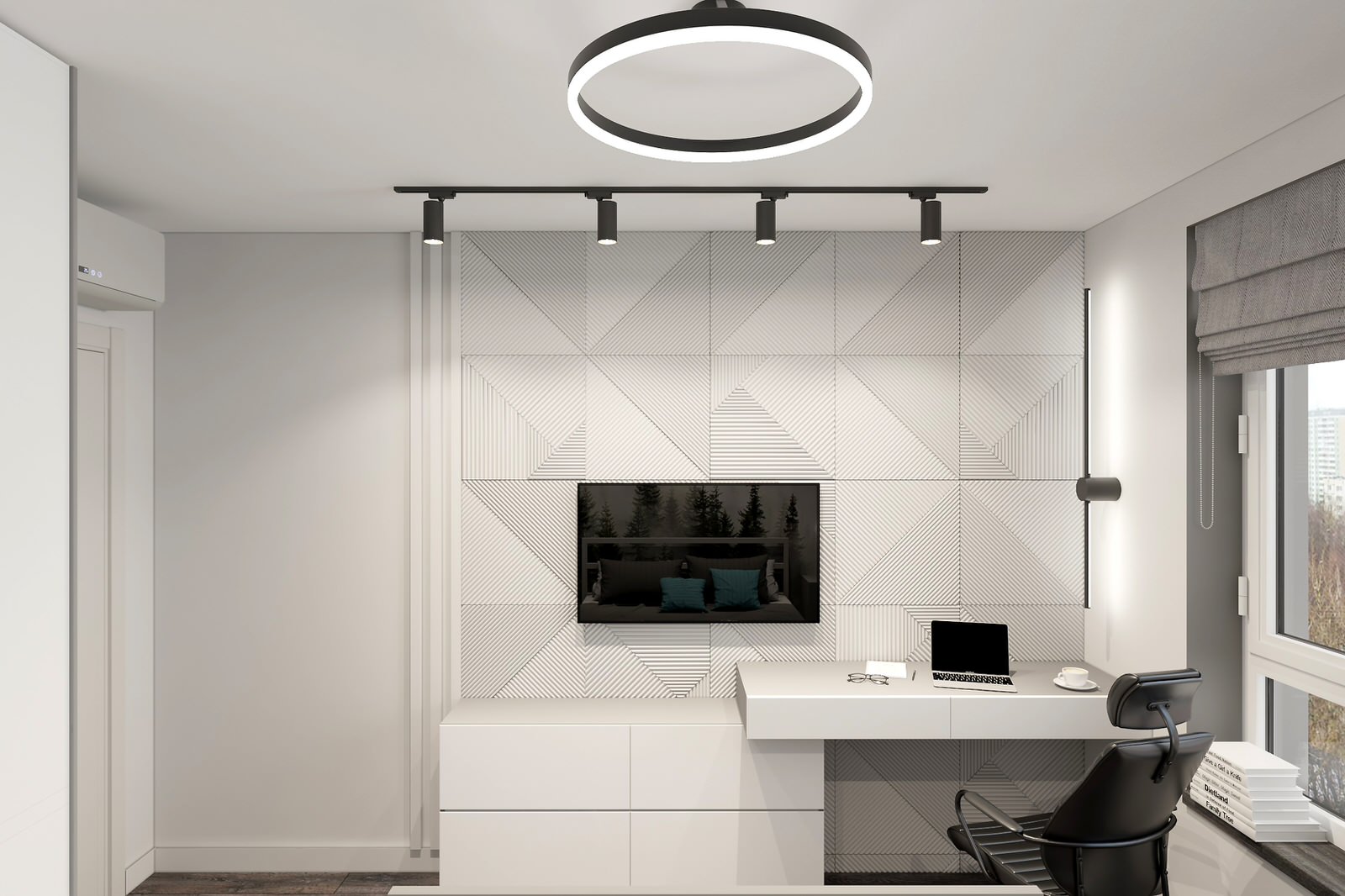 Двухкомнатная квартира 60 м2 в современном стиле в ЖК "Дмитровский Парк"