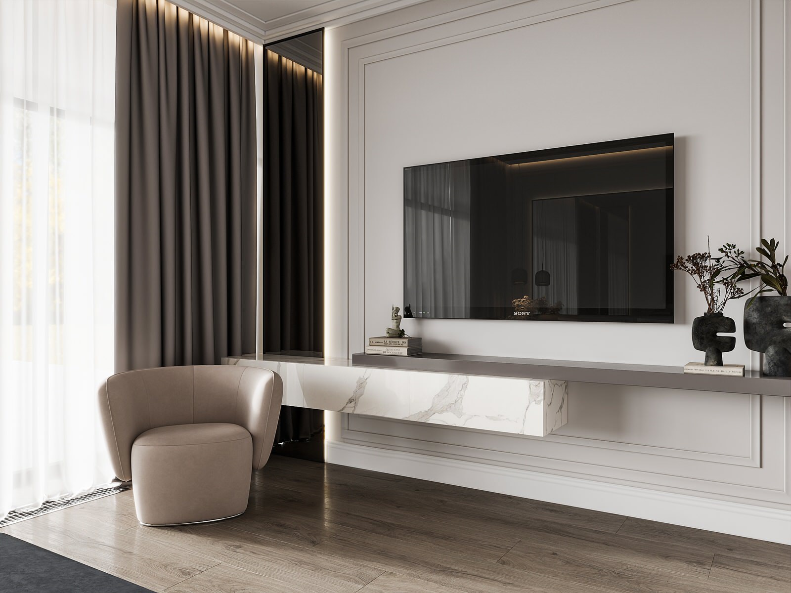 Дизайн-проект жилого дома в КП «Папушево» 409.8 кв.м