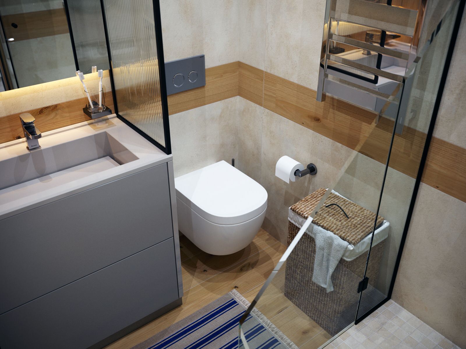 Обложка проекта: Однокомнатная квартира в ЖК "Москвичка"