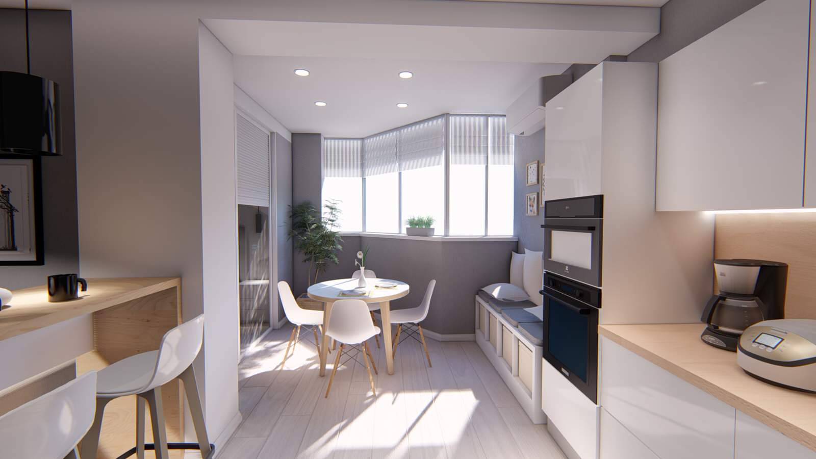 Дизайн-проект квартиры ЖК "Атмосфера"