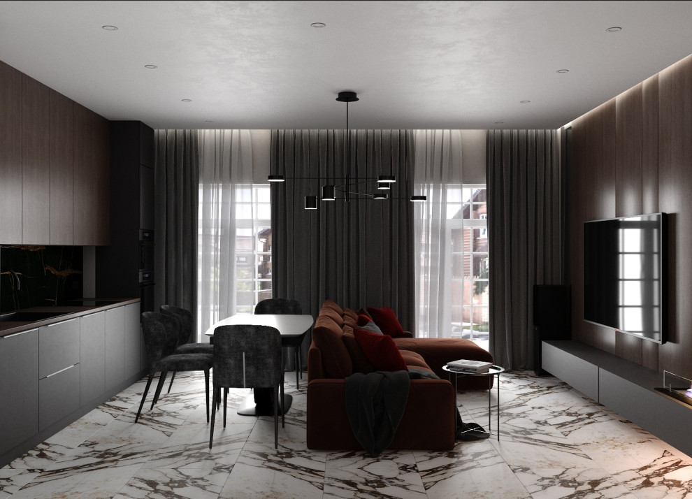 Обложка проекта: Таун-хаус в коттеджном поселке 5