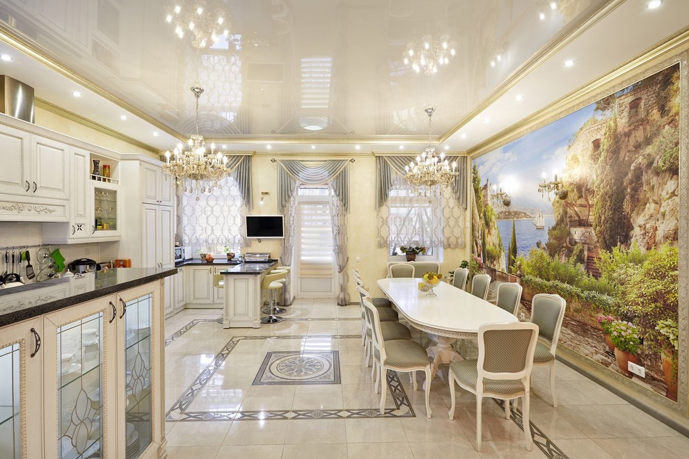 Перепланировка и декор гостевого пространства коттеджа.