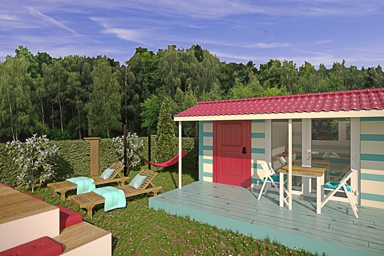 Обложка проекта: Проект Летний домик с зоной отдыха и барбекю.