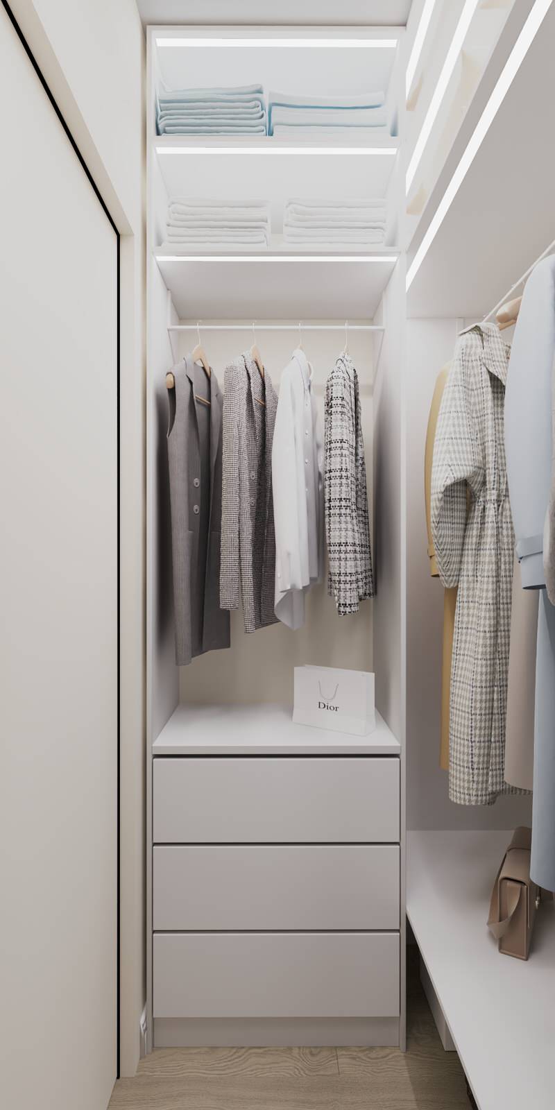 Дизайн проект Московской квартиры для семьи с сыном