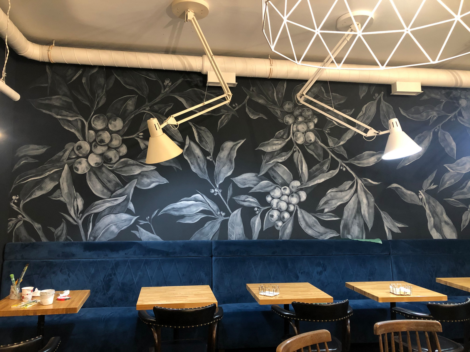 Обложка проекта: Mural for the Yagoda coffee shop chain