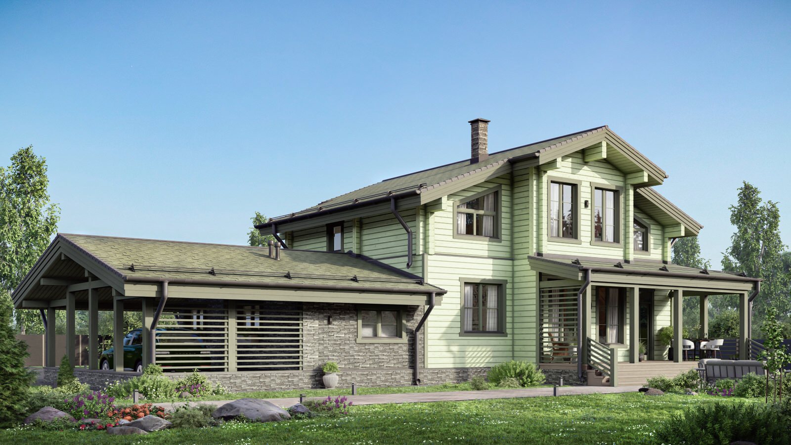 Зеленый дом