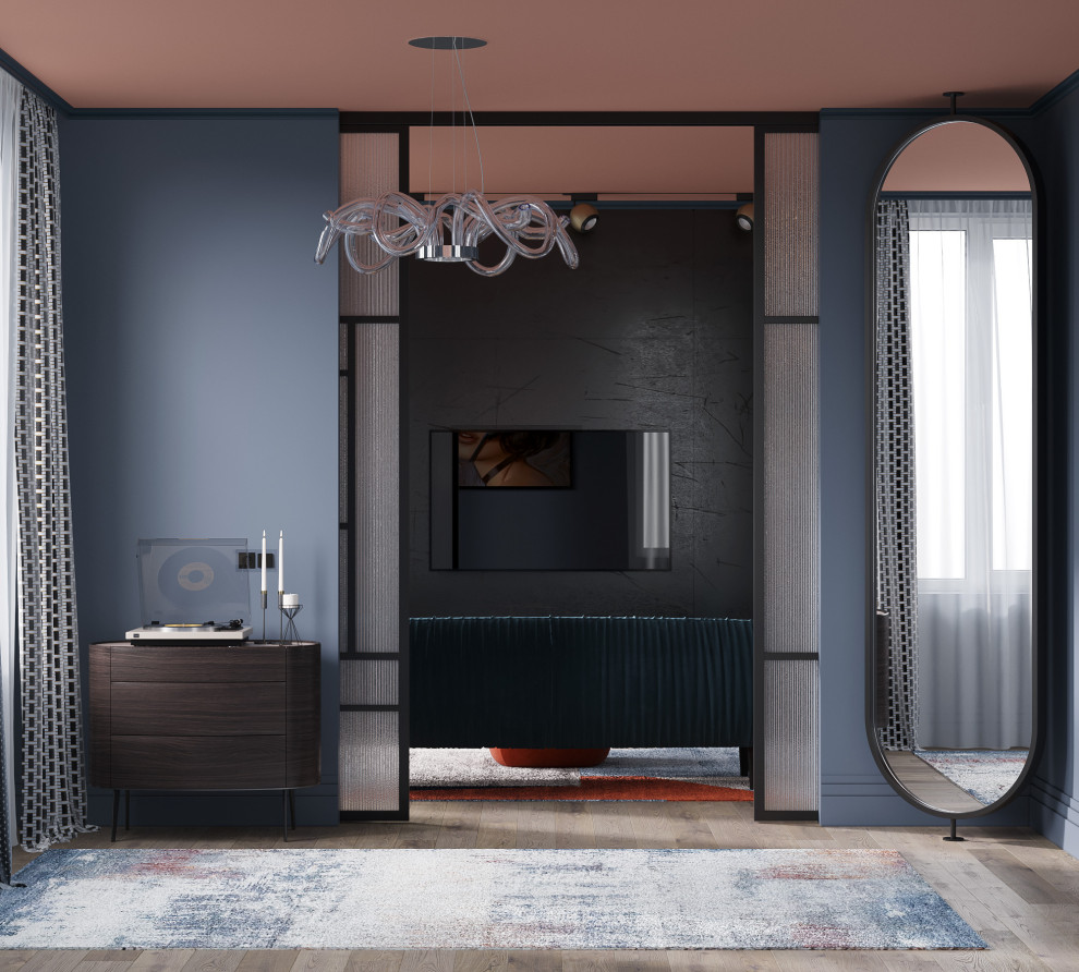 Спальня в проекте на Мосфильмовской