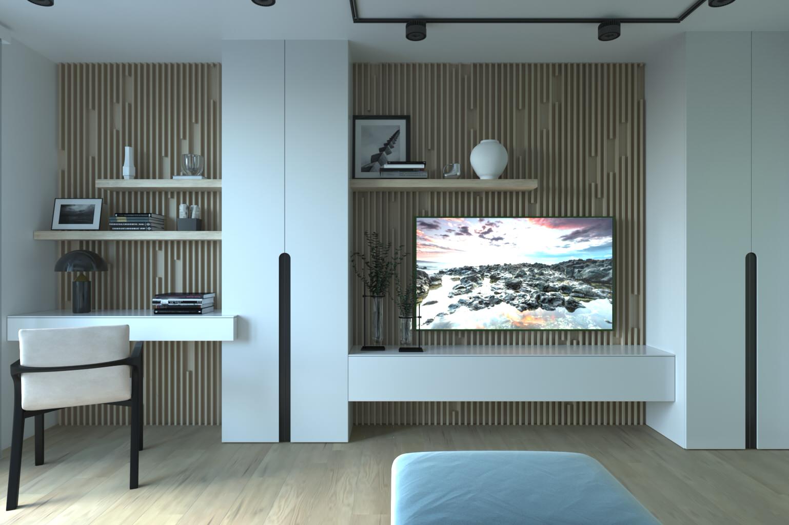 Обложка проекта: Дизайн общей комнаты с ребенком