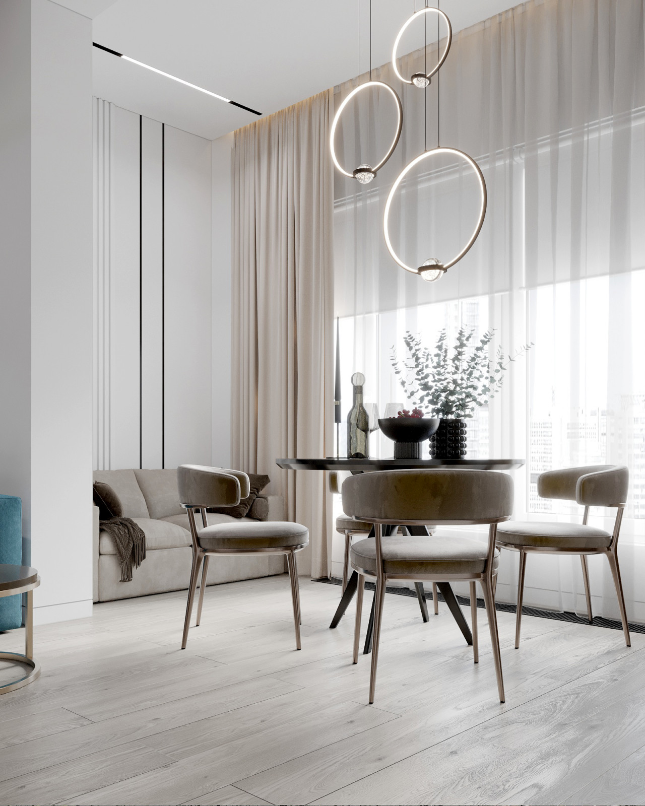 Дизайн проект в ЖК "Аквамарин"