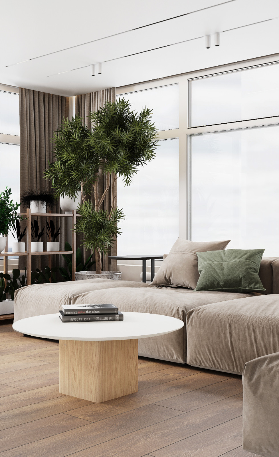 ЖК Жемчужина.Экостиль.Кухня-гостиная