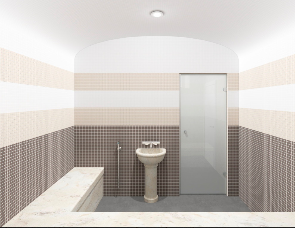 Дизайн проект цокольного этажа частного дома