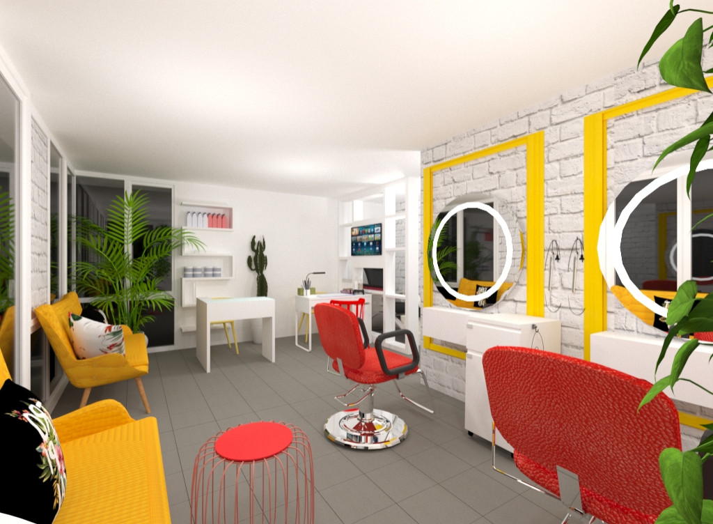Дизайн парикмахерской 30 кв м