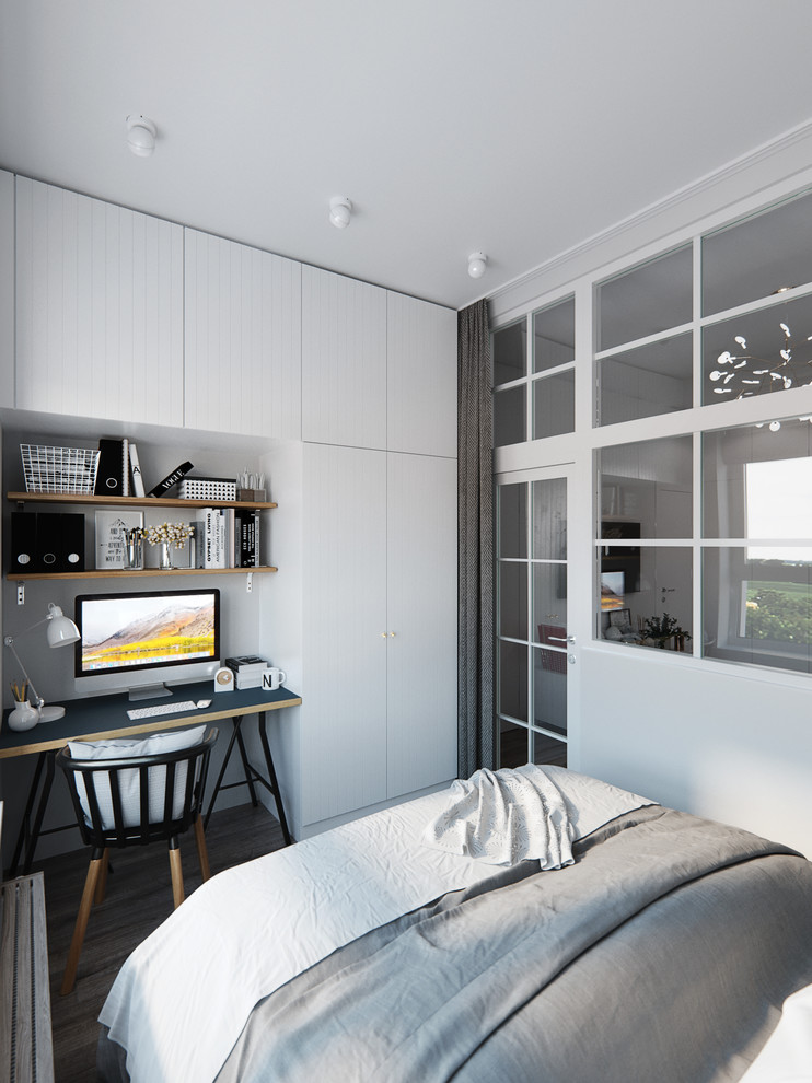 Белая квартира на набережной в ЖК Ривер парк