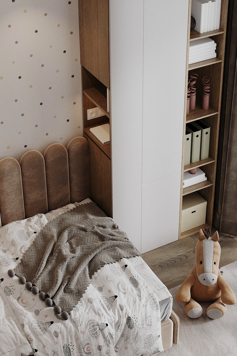 Обложка проекта: Детская комната из проекта в посёлке парке Аечна