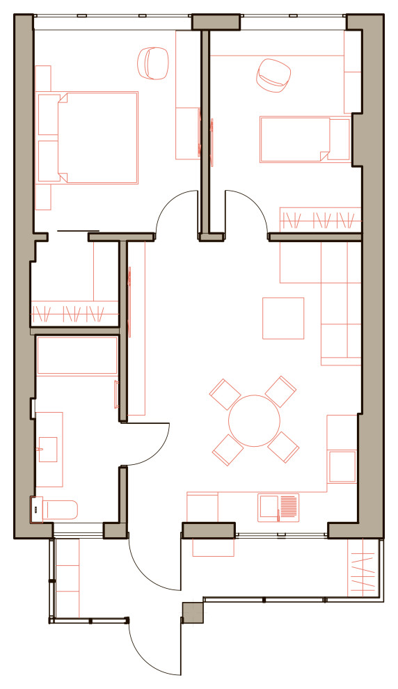 квартира для холостяка