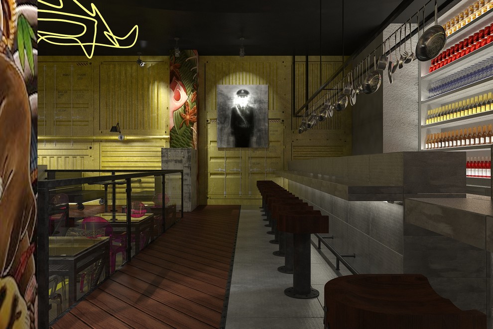 Общественный интерьер. Ресторан японской кухни Инари