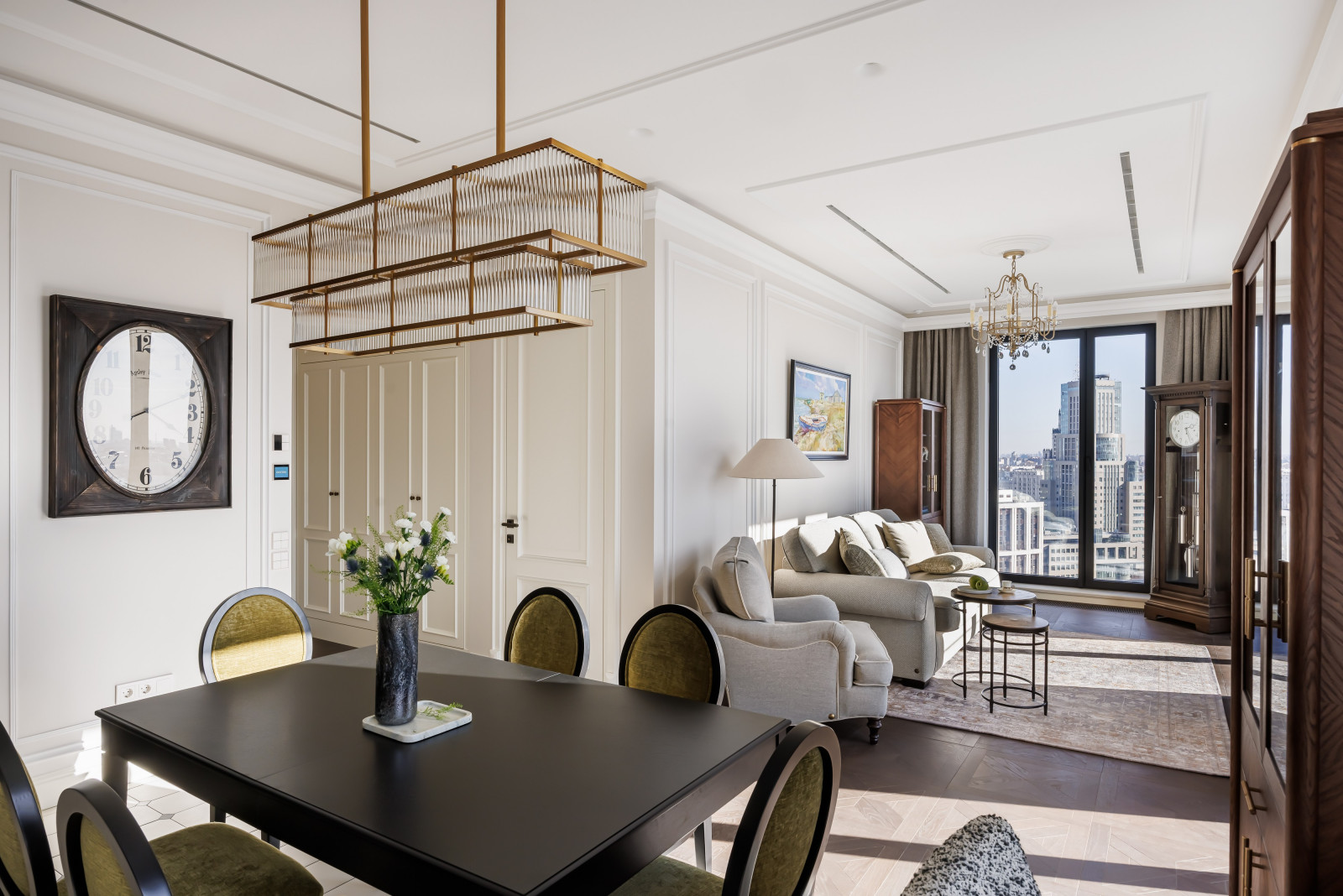 Дизайн и ремонт квартиры ЖК Диалог - Американская классика