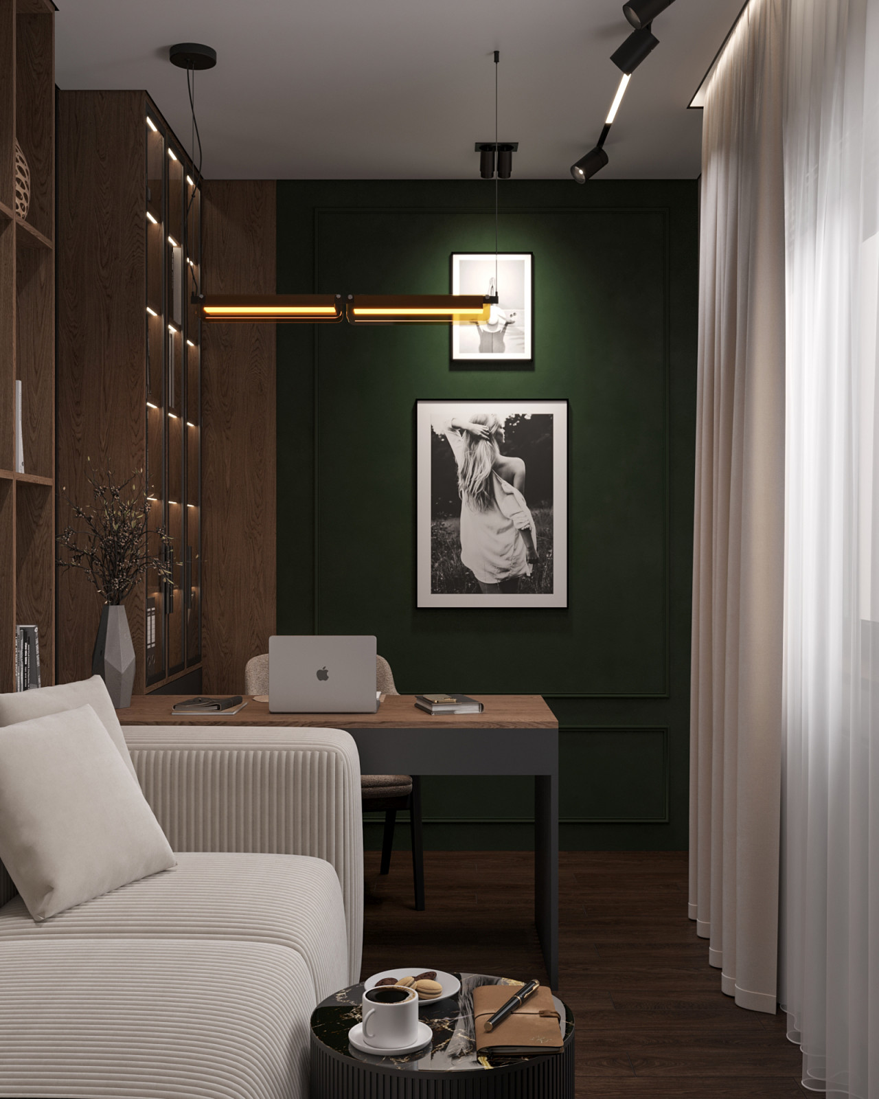 Дизайн проект загородного дома 110 кв.м.