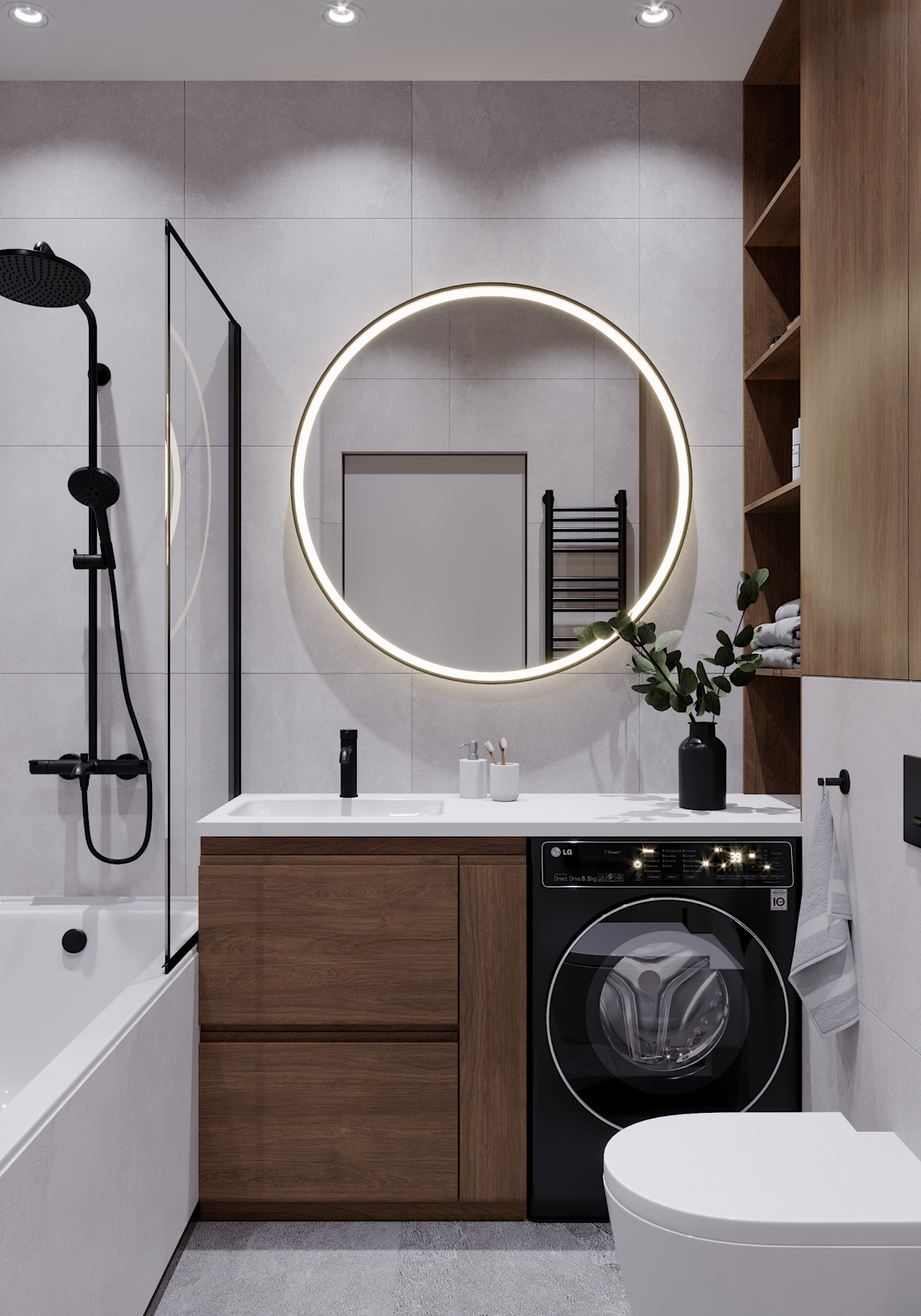 Обложка проекта: Квартира 56м2, Одинцово, ЖК Равновесие