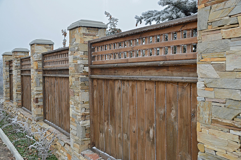 Обложка проекта: Забор из кладочного камня