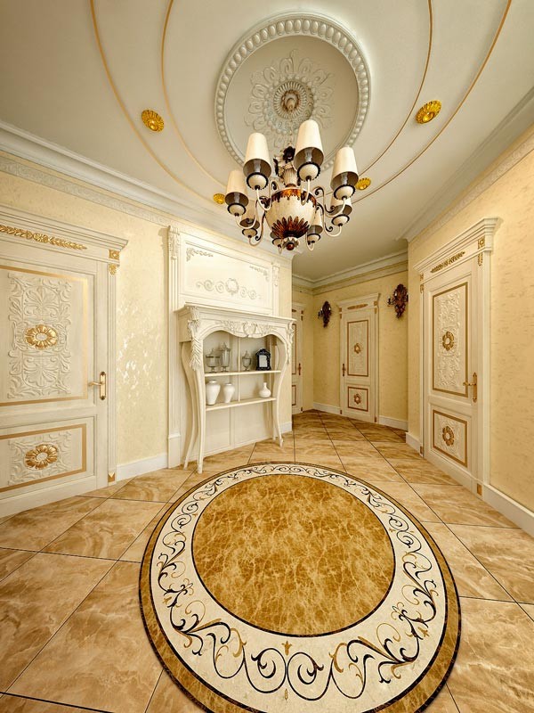 Роскошная классика в современном коттедже