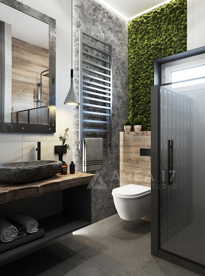 Интерьер дома с элементами Лофта