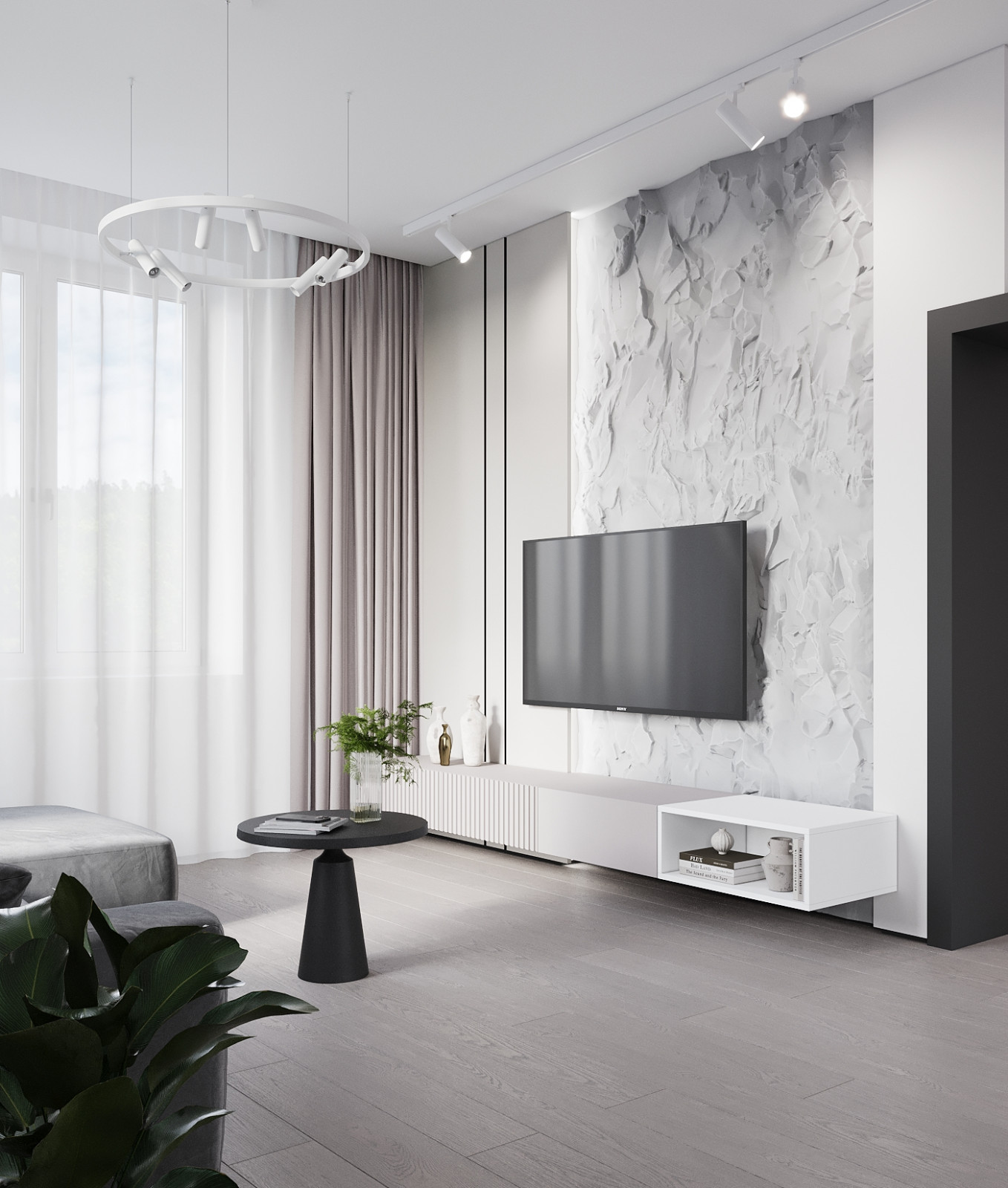 Коттедж с брутальными элементами