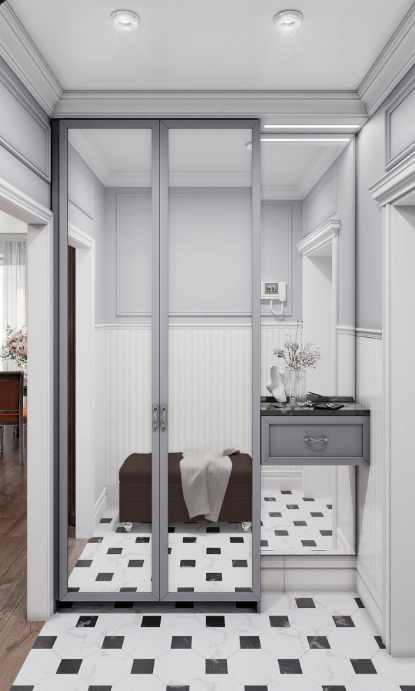 Проект квартиры в стиле современная классика