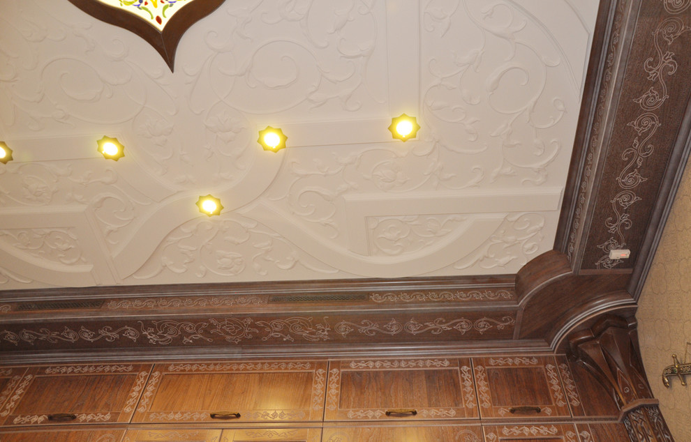 Оформление потолка в кабинете
